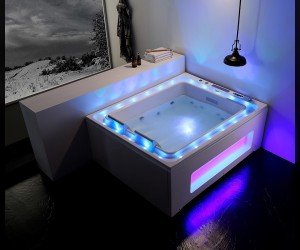 Ванна гидромассажная акриловая Gemy G9268 K, 185 х 150 х 71 см