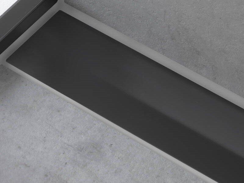 Решетка для дренажного канала Hansgrohe RainDrain Flex, 80 см, черный матовый, 56051670