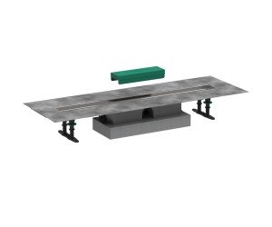 Дренажный канал Hansgrohe uBox universal, 80 см, установка вровень с полом, 56018180