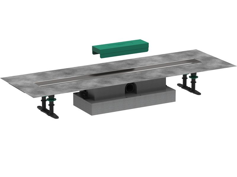 Дренажный канал Hansgrohe uBox universal, 80 см, установка вровень с полом, 56018180