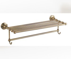 Полка Fixsen Retro FX-83815А для полотенец, бронза