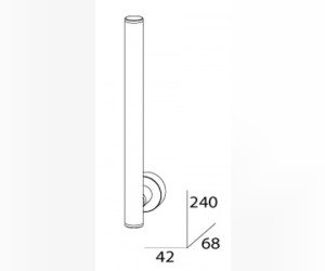 Держатель запасных рулонов туалетной бумаги FBS Nostalgy NOS 021