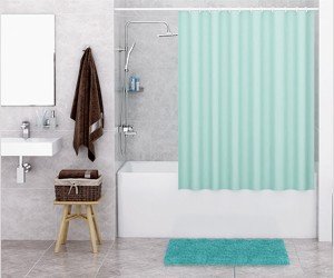 Штора для ванной WasserKraft Oder, 180 x 200 см, навесная, SC-30301