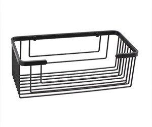 Полка металлическая WasserKRAFT Серия К, прямая, цвет - черный, K-711B