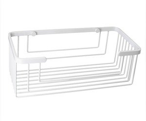 Полка металлическая прямая WasserKRAFTK-711W, цвет - белый