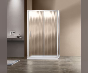 Душевой уголок Vincea Garda VSR-1G9012CH, 120 x 90 см, прямоугольный, дверь раздвижная, стекло шиншилла, хром