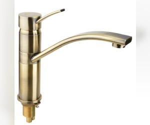 Смеситель Timo Berta для кухонной мойки, античная бронза, 0303FNAntique