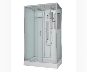 Душевая кабина Niagara Premium 120 x 80, с г/м, низкий поддон, профиль - хром, стекло - прозрачное, NG-6012-01GQL/R