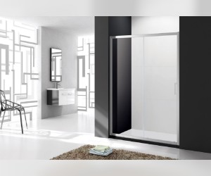 Душевая дверь в нишу Cezares Molveno MOLVENO-BF-1-160-C-Cr-IV, 160 х 190 см, стекло прозрачное, цвет профиля хром