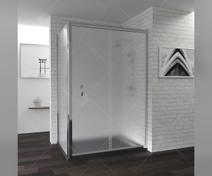 Душевой уголок RGW PA-42 (PA-12 + Z-050-2), 120 х 100 см, профиль хром, стекло матовое-сатинат, 010842120-021