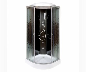 Душевая кабина Deto L 809, 90 x 90 x 215 см, с гидромассажем