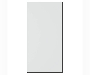 Шторка для ванны D&K Berlin, 70 х 140 см, стекло прозрачное, профиль черный матовый, DG1007025