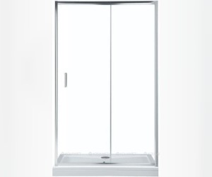 Душевая дверь в нишу Aquanet SD, 100 x 190 см, стекло прозрачное, профиль хром, SD-1000A