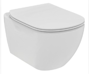Подвесной унитаз Ideal Standard Tesi WH RimLS+, без сиденья, белый, T493201