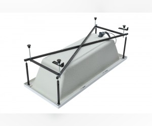 Ванна акриловая Aquanet Grace, 170 х 75 см, цвет белый, 312397