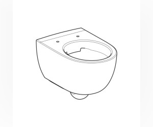 Подвесной унитаз Geberit Renova Comfort, белый, 500.694.01.1