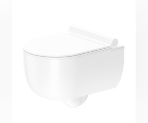 Подвесной унитаз Damixa Pulsar, безободковый, крышка-сиденье микролифт, DX72C1700SC