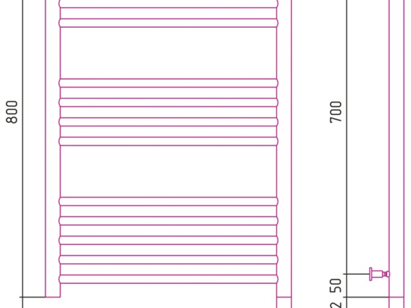 Полотенцесушитель электрический Сунержа Богема 3.0 800 x 500, ширина 53.2 см, высота 92.4 см, правый, золото, 03-5805-8050