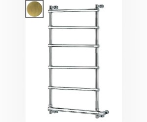 Полотенцесушитель электрический Margaroli Sole 542-6 5424706OBC, высота 102 см, ширина 57 см, старая бронза