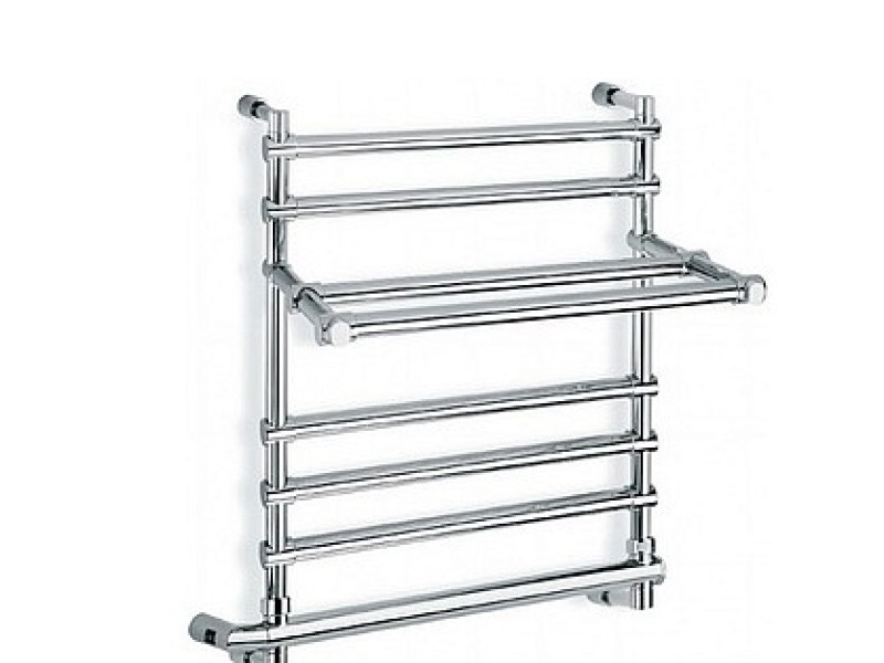 Полотенцесушитель электрический Margaroli Sole 552-6 BOX 5524706CRPBL, с полкой, высота 63.5 см, ширина 57 см, хром