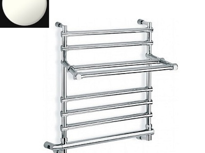 Полотенцесушитель электрический Margaroli Sole 552-6 BOX 5524706WHPB, с полкой, высота 63.5 см, ширина 57 см, белый