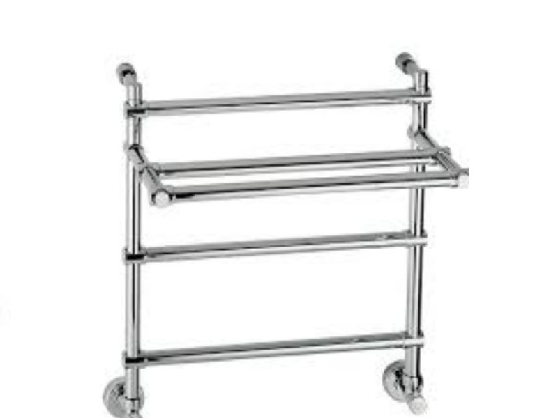 Полотенцесушитель электрический Margaroli Sole 554-3 BOX 5544703CRPB, с полкой, высота 54.7 см, ширина 57 см, хром