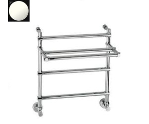 Полотенцесушитель электрический Margaroli Sole 554-3 BOX 5544703WHPB, с полкой, высота 54.7 см, ширина 57 см, белый