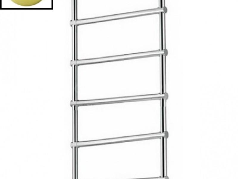 Полотенцесушитель водяной Margaroli Sole 4424706GON, высота 107.2 см, ширина 53 см, золото