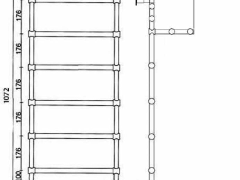 Полотенцесушитель водяной Margaroli Sole 4424706GON, высота 107.2 см, ширина 53 см, золото