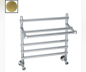 Полотенцесушитель водяной Margaroli Sole 453 4534704OBP, высота 59 см, ширина 53 см, старая бронза