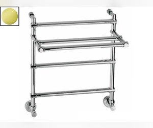 Полотенцесушитель водяной Margaroli Sole 4554703GOP, высота 60.6 см, ширина 53 см, золото