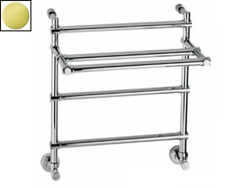 Полотенцесушитель водяной Margaroli Sole 4554703GOP, высота 60.6 см, ширина 53 см, золото