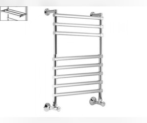 Полотенцесушитель водяной Margaroli Sole 464-8м 4644708CRP, с полкой, высота 76.8 см, ширина 53.5 см, хром