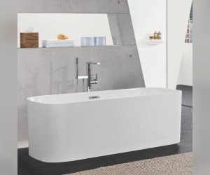 Квариловая ванна Villeroy&Boch Finion 170 x 70 см UBQ177FIN7A100V401, фурнитура хром