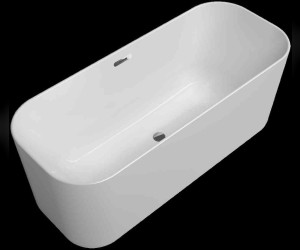 Квариловая ванна Villeroy&Boch Finion 170 x 70 см UBQ177FIN7A100V401, фурнитура хром