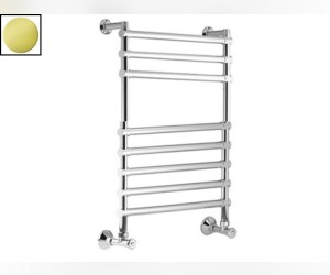 Полотенцесушитель водяной Margaroli Sole 464-8м 4644708GO, высота 76.8 см, ширина 53.5 см, золото