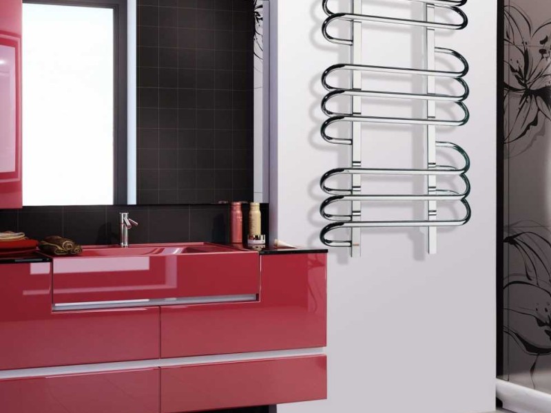 Полотенцесушитель электрический Grota Rivolo 50 x 90 см, ширина 50 см, высота 90 см, полированный