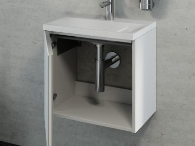 Комплект мебели Keuco Royal Reflex 50 см подвесной, белый, петли слева / петли справа