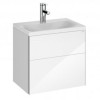 Комплект мебели Keuco Royal Reflex 50 см подвесной, белый, петли слева / петли справа