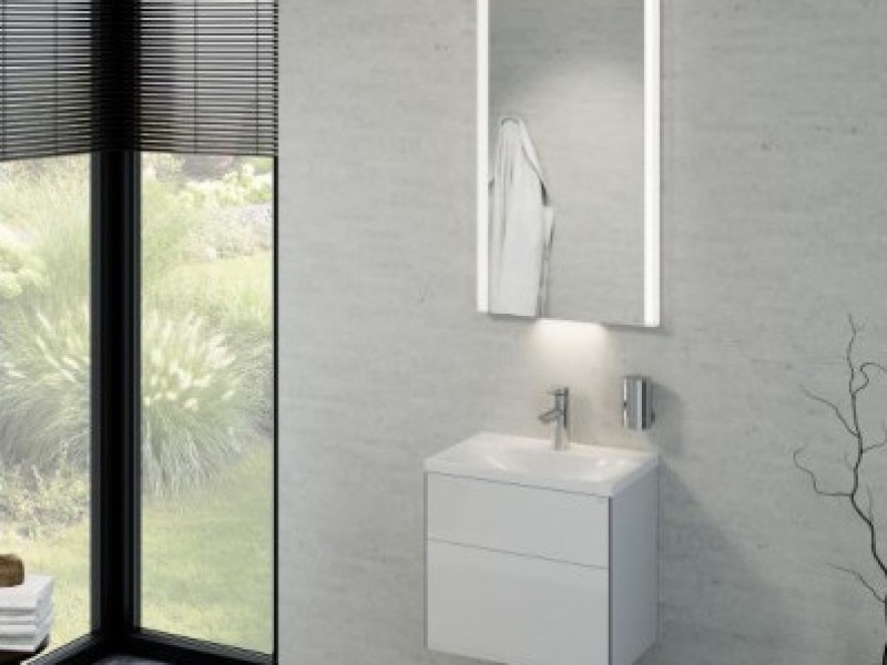 Комплект мебели Keuco Royal Reflex 50 см подвесной, белый, петли слева / петли справа