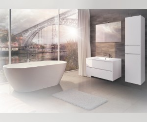 Комплект мебели Riho Porto Set 20, 120 см, цвет белый