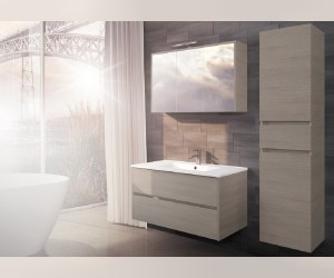 Комплект мебели Riho Porto Set 23, 60 см, цвет серый дуб