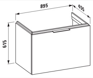Тумба под раковину Laufen Kartell 4076010336311