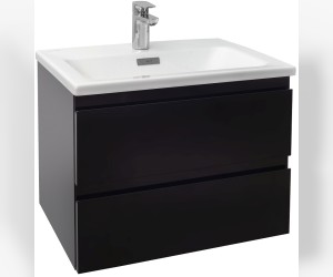 Тумба под раковину Jacob Delafon Madeleine, 60 см, черный матовый лак, EB2052-J53