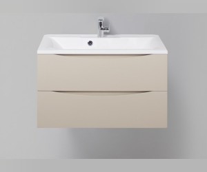 Тумба под раковину BelBagno Marino MARINO-800-2C-SO-CO-P, 80 х 45 х 55 см, Crema Opaco - бежевый матовый