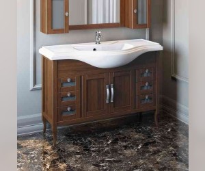 Тумба под раковину Opadiris МИРАЖ 120, 00-00000058, светлый орех