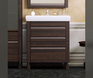 Тумба под раковину Opadiris ЛАВАРРО 80, напольная, Z0000002957, венге