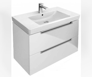 Тумба под раковину Villeroy&Boch Subway 2.0, A696 00DH, белый глянцевый, 78,7*52*44,9 см