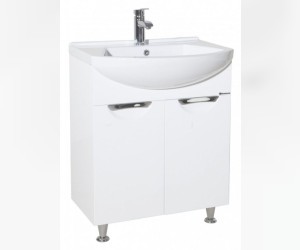 Тумба под раковину Bellezza Альфа 55, напольная, белый, 00000005227