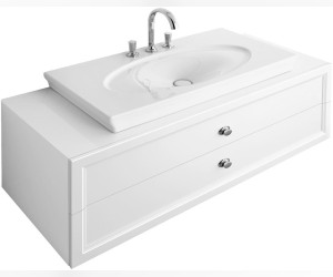 Тумба Villeroy & Boch La Belle под раковину A58310DJ 135 x 54 x 42 см, подвесная, белый глянцевый